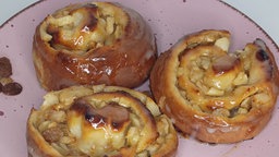 Apfelschnecken aus Hefeteig