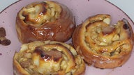 Apfelschnecken aus Hefeteig
