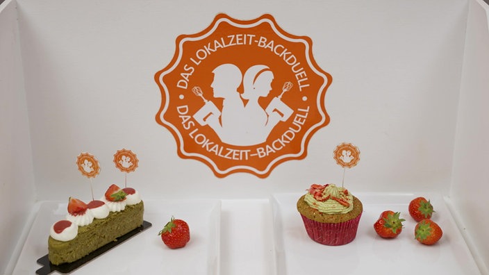 Backduell: Matcha Cupcakes gegen Matcha-Riegel mit Erdbeercurd