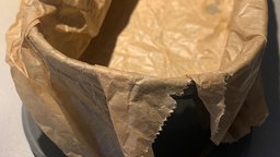Backpapier einschlagen