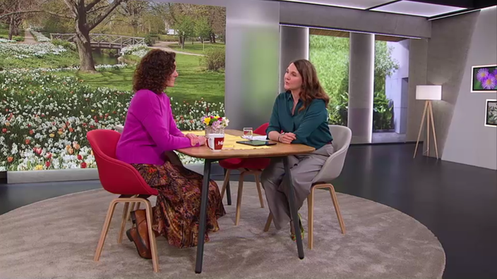 Eva Rabung vom Institut der deutschen Wirtschaft in Köln im Gespräch mit Moderatorin Anne Willmes.