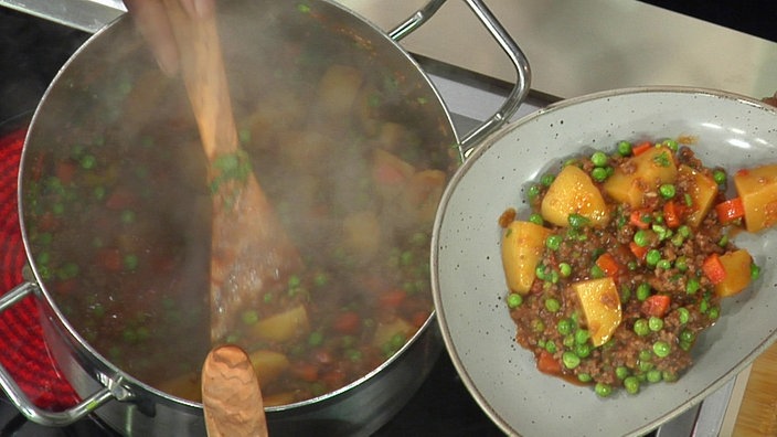 Bauerntopf mit Hackfleisch und Gemüse