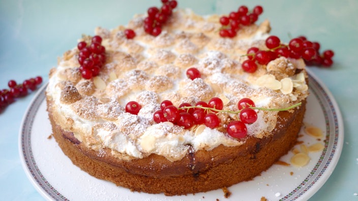 Johannisbeer-Baiserkuchen 