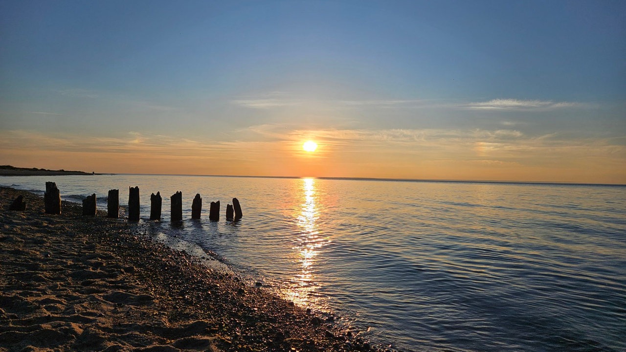 Urlaubsfoto am Wasser