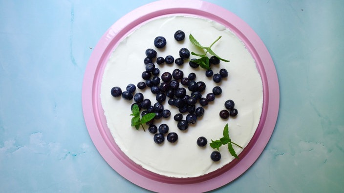 Blaubeer-Cheescake 