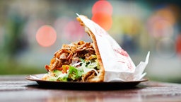 Eine Portion Döner Kebab