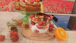 Erdbeer-Florentiner-Dessert 