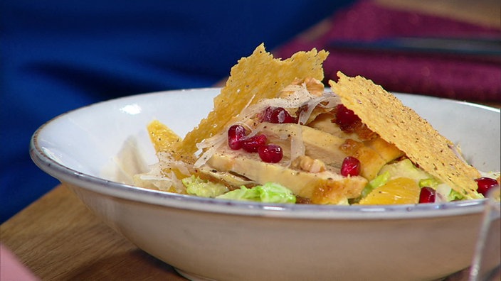 Festlicher Caesar Salat