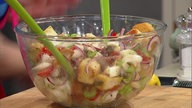 Spargel-Panzanella: Tomaten-Brotsalat mit Spargel