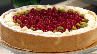 Johannisbeer-Tarte mit Zitronengras-Ganache 