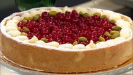 Johannisbeer-Tarte mit Zitronengras-Ganache 