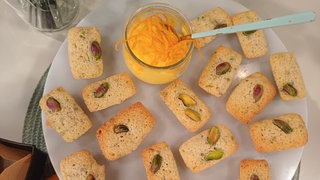Karotten-Orangen-Financiers
