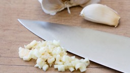 Knoblauch schneiden