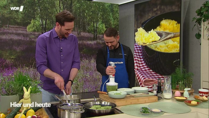 Lammrücken in der Kräuterkruste mit cremiger Polenta