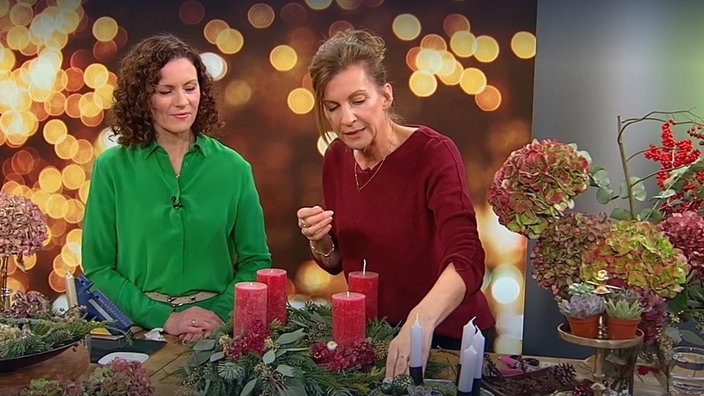 Schneller Adventskranz in der Backform
