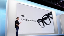 Mark Zuckerberg präsentiert Ray-Ban Meta smart glasses