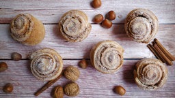 Schnelle Nussschnecken mit Zimt und Zucker