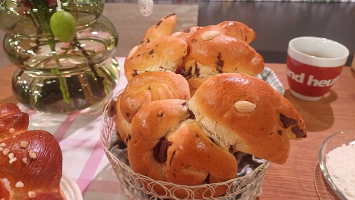 Osterhäschen mit Schokolade