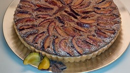 Pflaumentarte mit Schokocreme
