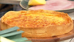 Selbstgemachte Quiche Lorraine