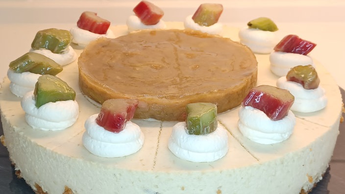 Rhabarber-Cheesecake