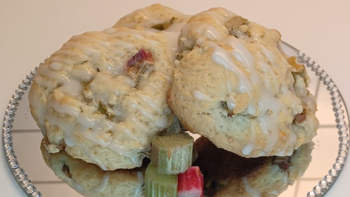 Rhabarber Scones