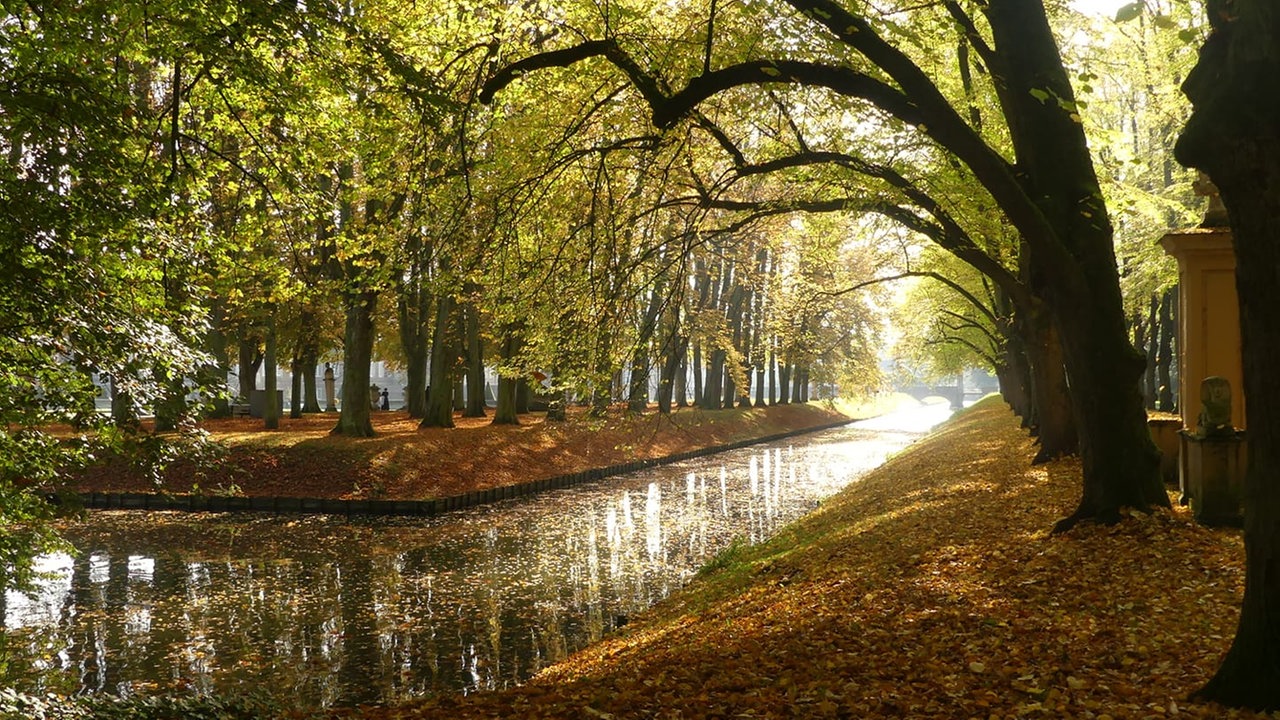 romantische Herbstlandschaft