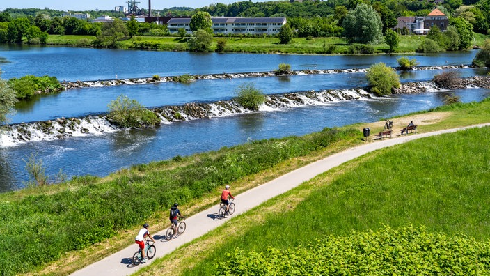 Abschnitt des Ruhrtalradweg