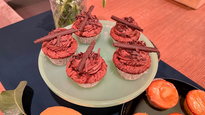 Schokomuffins mit Frosting