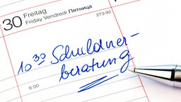 Kalendereintrag: Schuldnerberatung