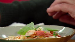 Som Tam Salat mit Garnelen