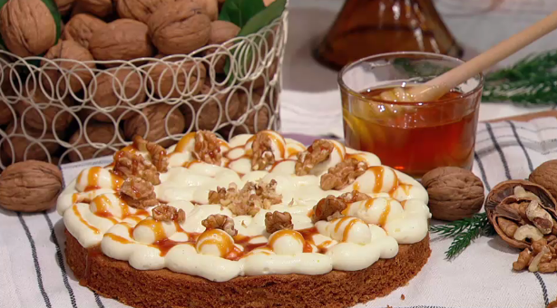 Walnuss-Honig-Tarte