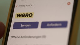 Wero App auf dem Handy.