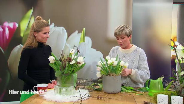 Winterliche Deko in der Trendfarbe Weiß