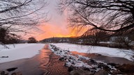 Wintersonnen-Foto