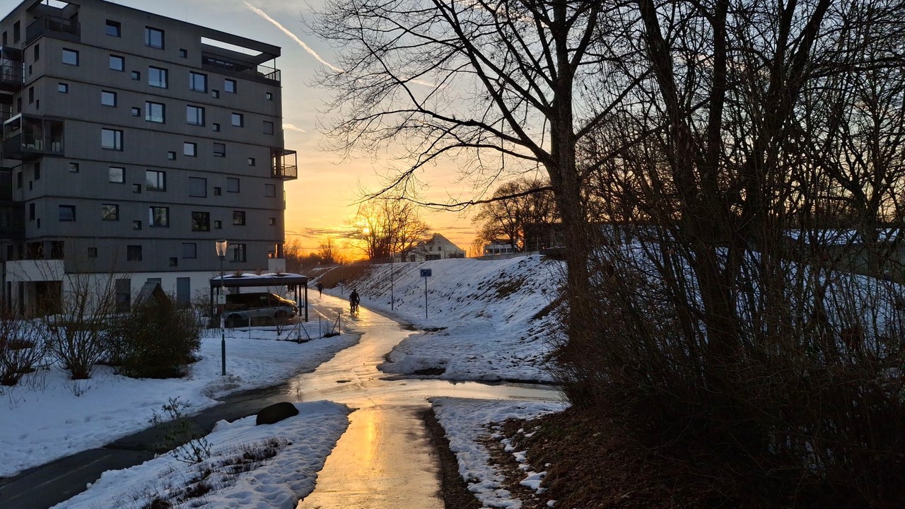Wintersonnen-Foto