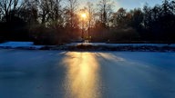Wintersonnen-Foto