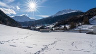 Wintersonnen-Foto