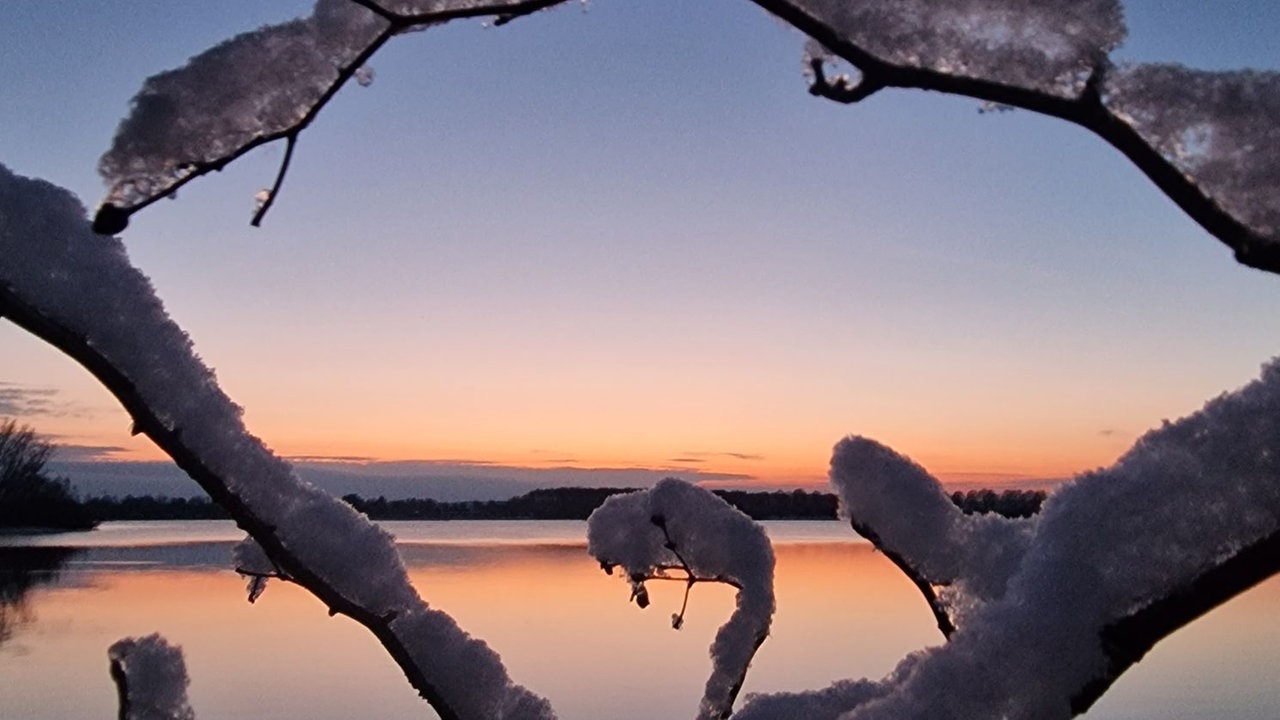 Wintersonnen-Foto