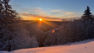 Wintersonnen-Foto