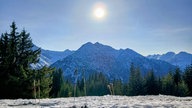 Wintersonnen-Foto