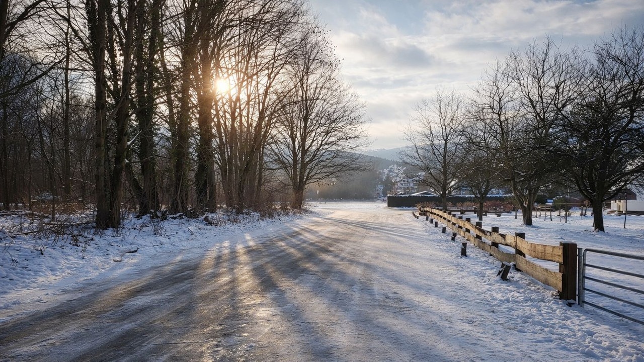 Wintersonnen-Foto