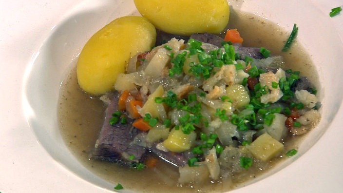 Pfefferpotthast mit Kartoffeln