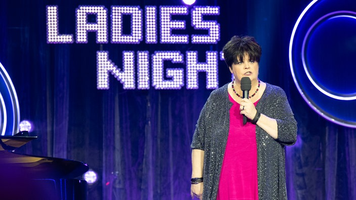 Auf der Ladies Night-Bühne: Ingrid Kühne.