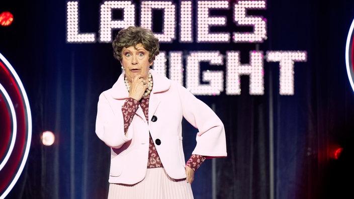 Lioba Albus auf der "Ladies Night"-Bühne.
