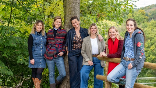 v.l.n.r. Svenja Viertel, Victoria Görlich, Gisela Elfinger, Jessica Joos, Annika Ahlers, Katharina Deitmers