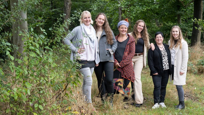 v.l.n.r.: Andrea Meßmer, Verena Krimbacher,  Rahel Kremershof, Laura Alena Schmid, Stefanie Huber, Leonie Froböse