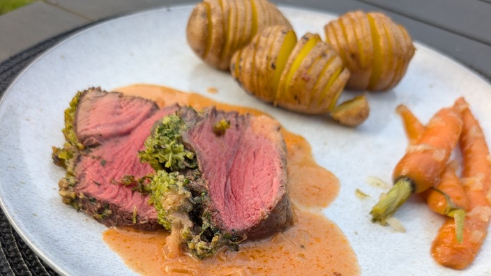 Rinderfilet mit Kruste