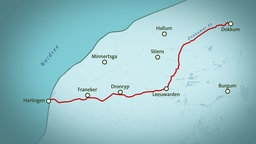 Karte: Übersicht der Route
