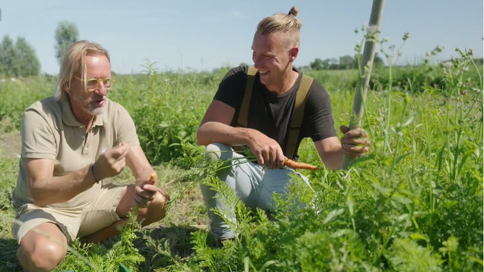 Jöel van den Broek mit Frank Buchholz